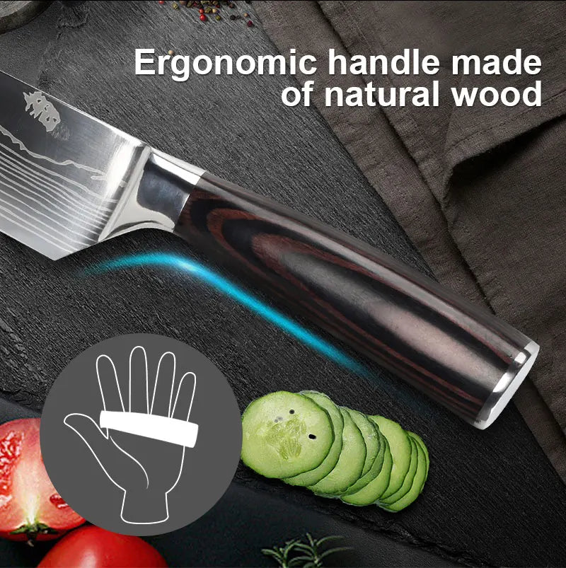 Japanese Kitchen Knives Set