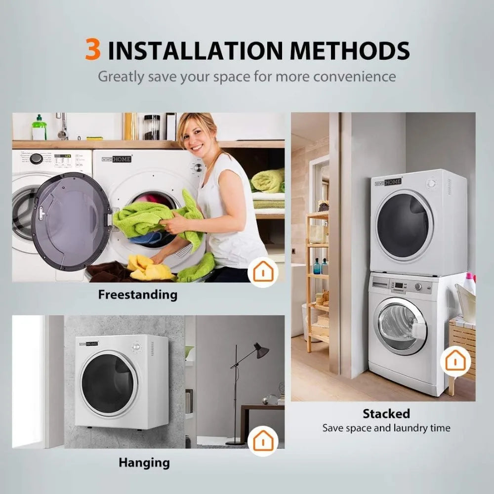 Electric Compact Portable Clothes Laundry Dryer Machine for Apartment