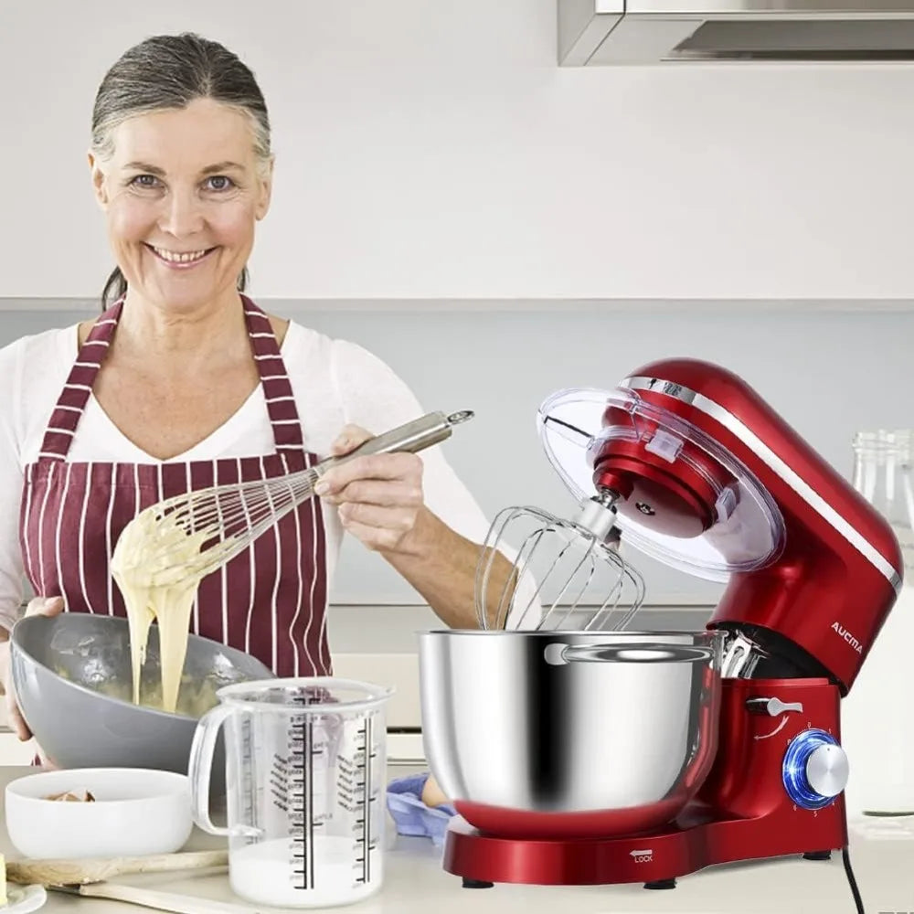 Stand Mixer,6.5-QT 660W 6-Speed Tilt-Head Food Mixer