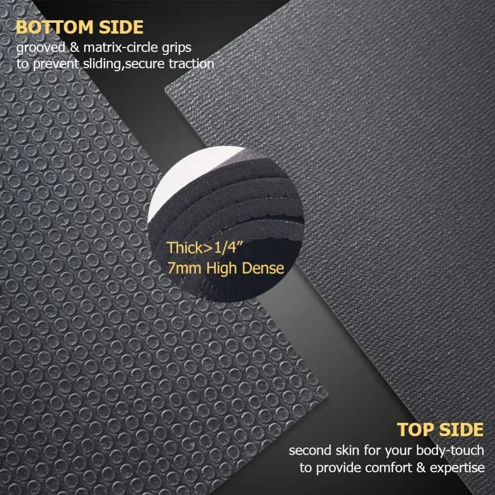 Extra Large Exercise Mat Ultra Durable Workout Mats for Home Gym